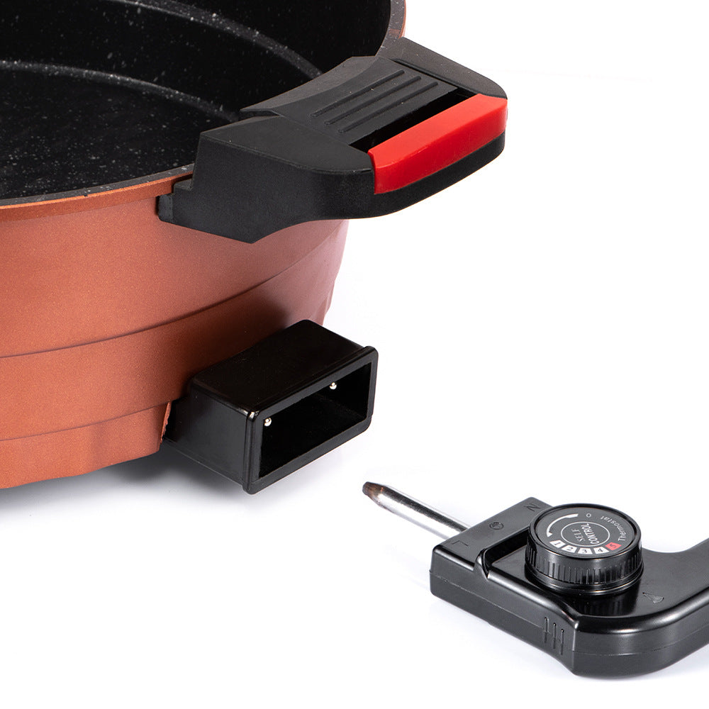 RAF Hot-selling Household Multi-functional8L Simple Electric Wok Electric Hot Pot Electric Steamer Integrated Instant Noodle Pot Electric Cooking Pot