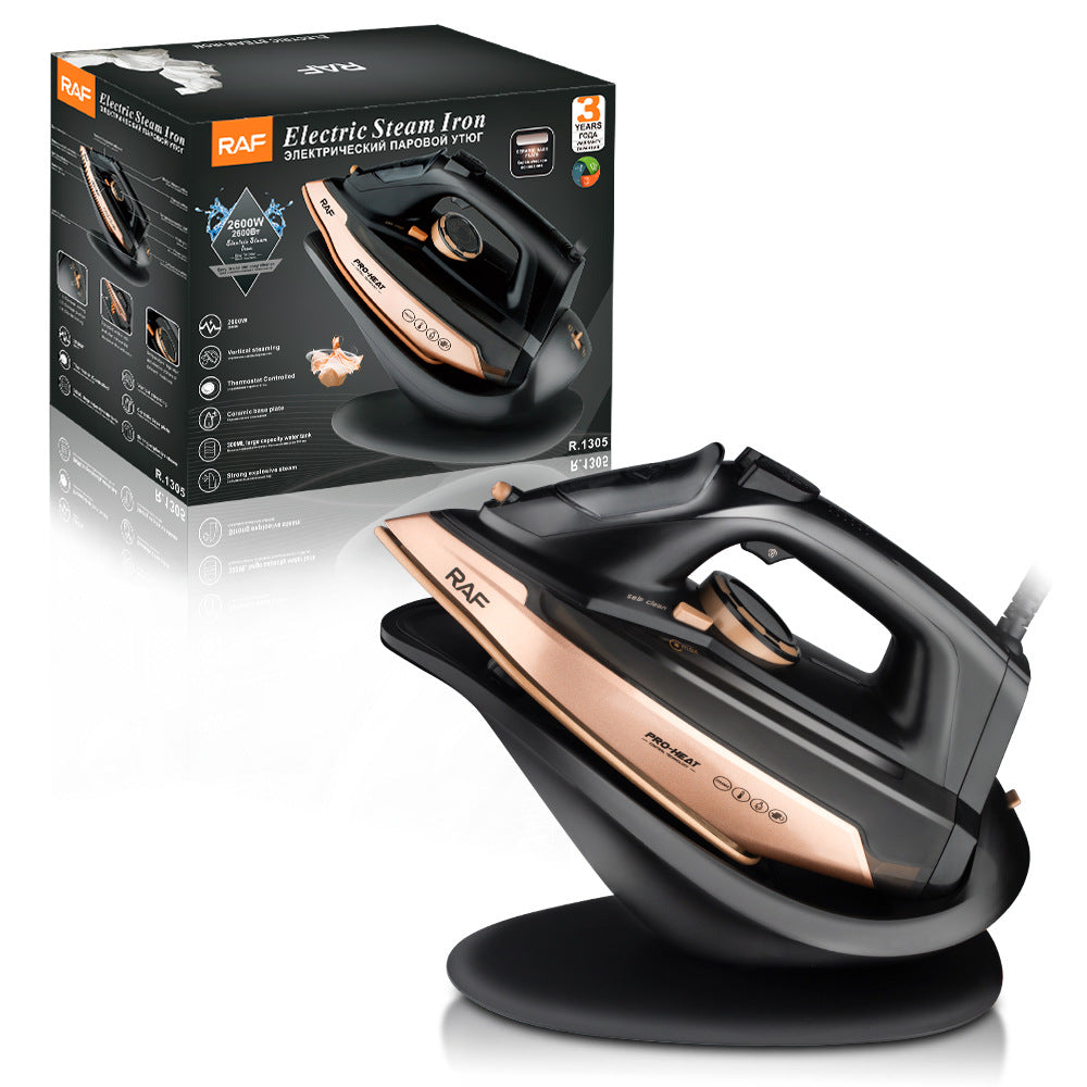 RAF European Standard Steam Iron Portable Ironing Machine Three-speed temperature-adjustable pressure-type high-power electric iron