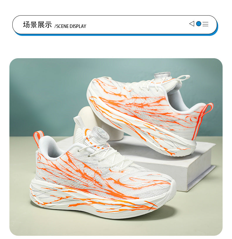 New children's casual running shoes, soft and comfortable mesh shoes, anti-slip and wear-resistant professional running shoes for boys
