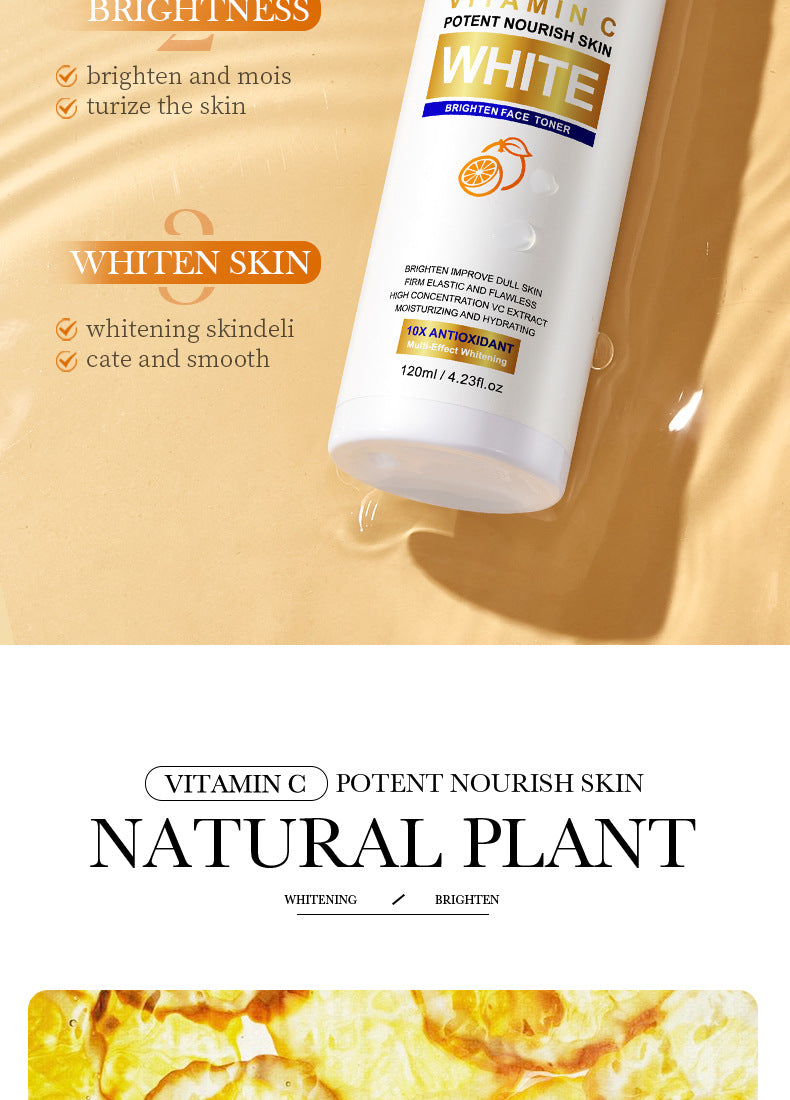 All English Vitamins C Whitening Skin Care Set BIOAOUA Cleansing and Moisturizing Five-Piece Set  Wholesale