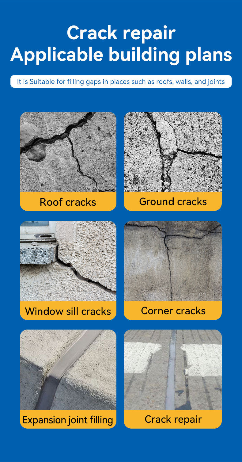 Quick-Drying Grout Sealant for Floor and Wall Gaps, Road, Flat House, and Roof Crack Waterproofing Sealant