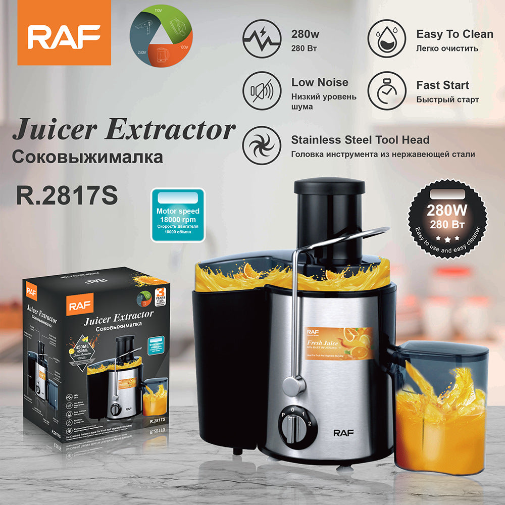 Exclusive for   EU Standard Juicer Household Fully Automatic Large Caliber Juicer Juice Separator
