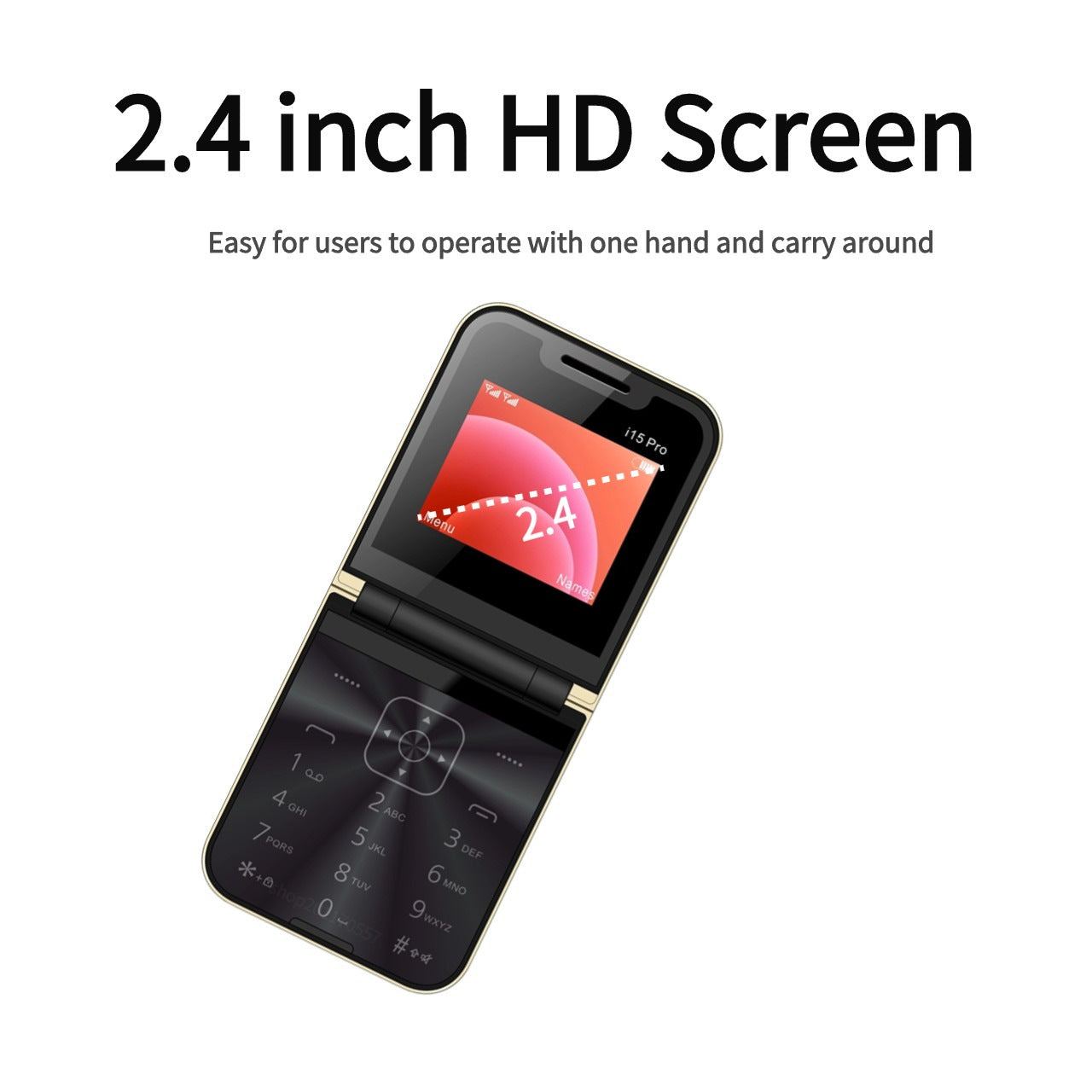Wholesale Hot Selling Foldable Mobile Phone for Elderly Bluetooth Dialing Student Backup Feature Phone Card Phone Foldable
