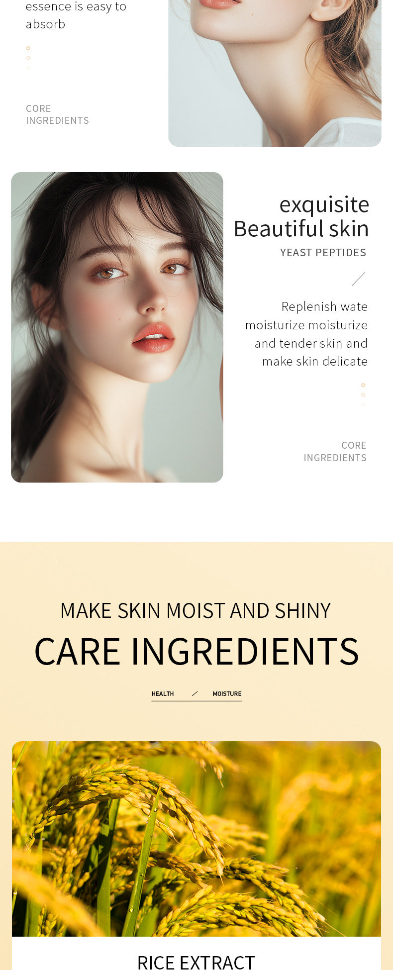 Full English Mask25gBIOAOUA Rice Honey Hydrating Moisturizing Tablets Pack  Wholesale OBO