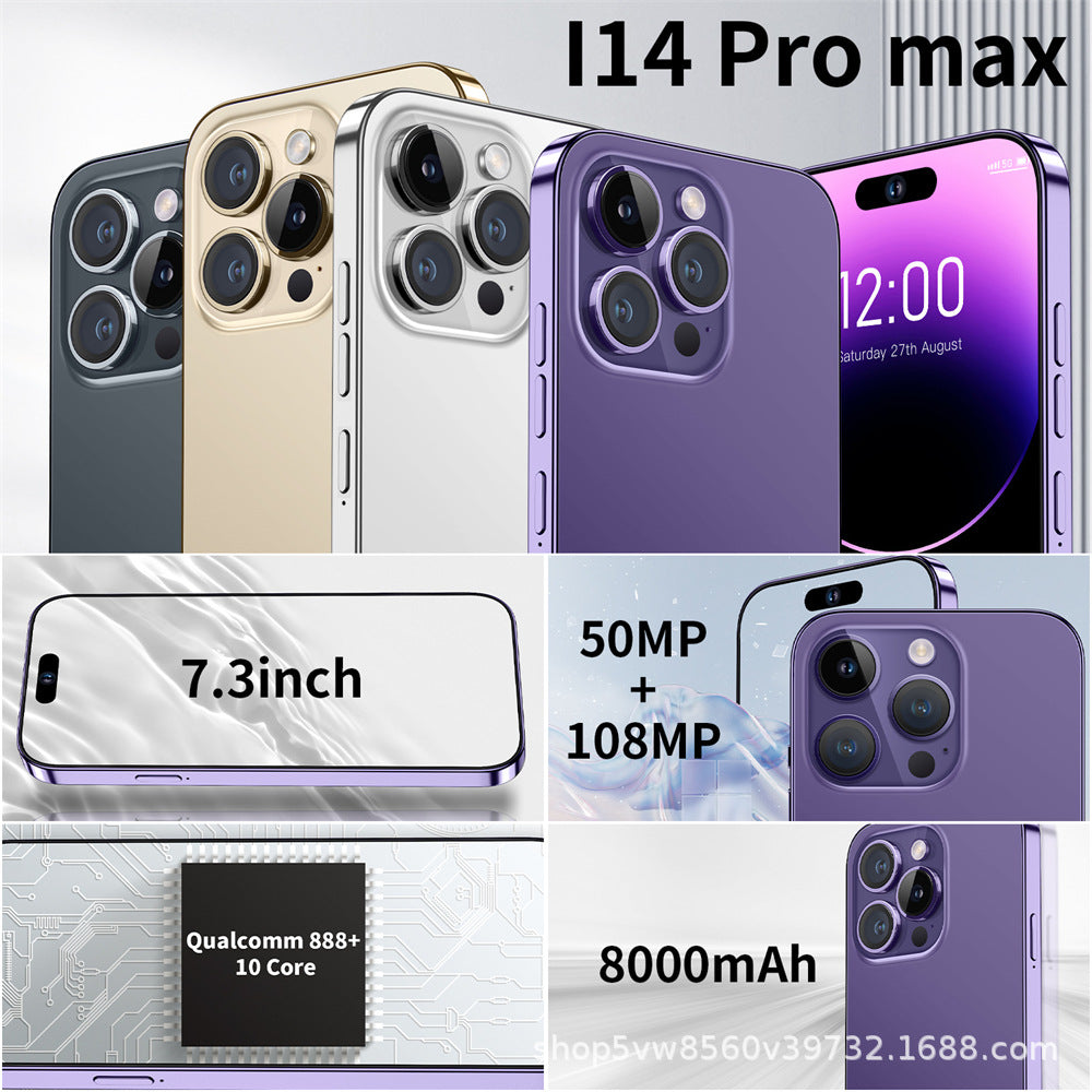 Mobile Phone i14proMax Intelligence16+1TB Android In Stock Wholesale New Model