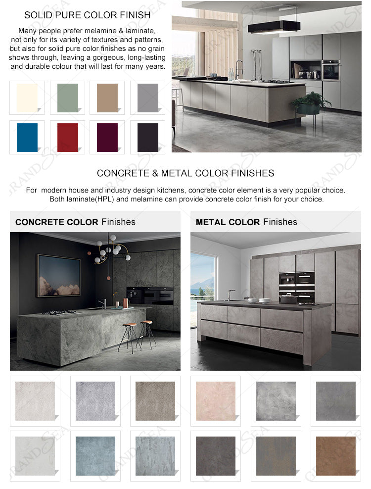 Modern Acrylic Kitchen Design Unit Cabinet Door Modular Lacquer Kitchen Cabinet