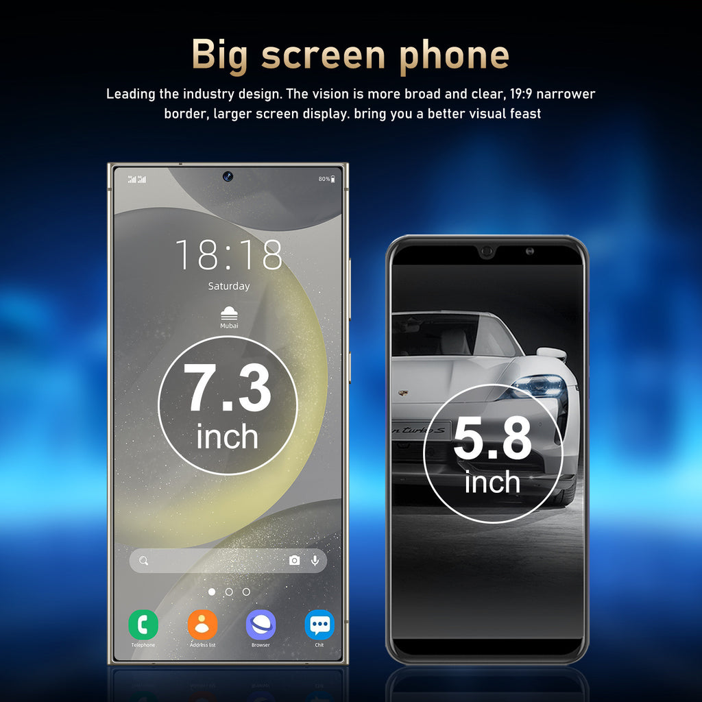 Exclusive Supply C24 Pro Smartphone7.3Extra Large Screen16+1T Android Phone Source Factory