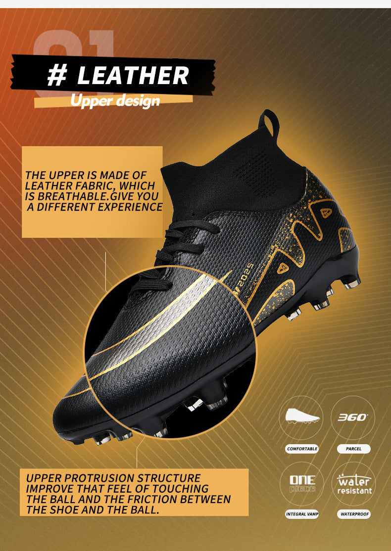 Assassin15Men's Football Shoes for Primary and Secondary School Students and Teenagers AG Spike tf Broken Nail Adult Competition Training Shoes