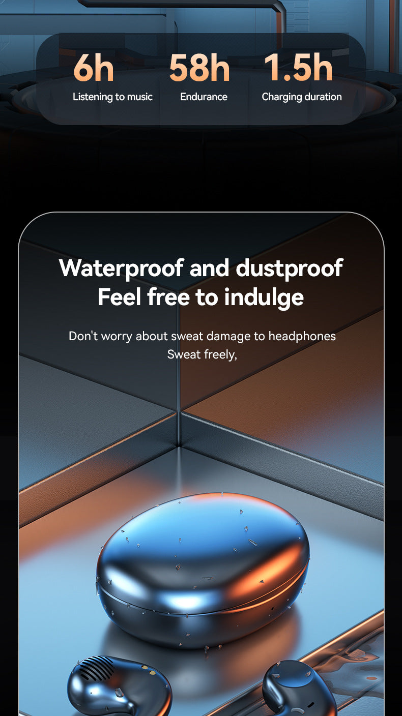 Popular M52Sleep-Specific Side-Sleep Bluetooth Earphones TWS Wireless Mini High-Looking Wireless Bluetooth Headphones