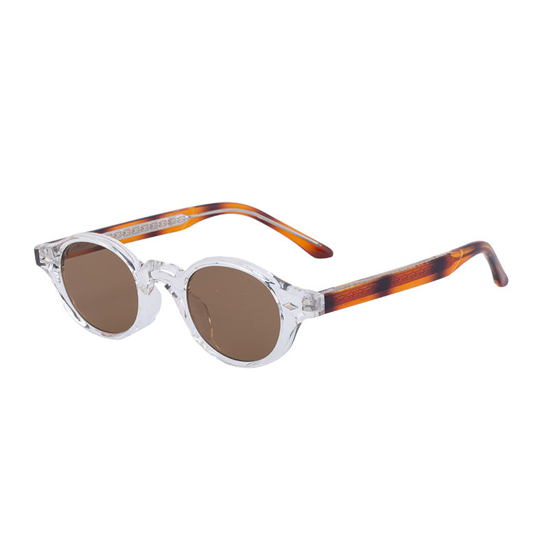 2025New European and American Round Small Frame Sunglasses for Women, Simple and Stylish Sun Protection Sunglasses for Women Wholesale shades