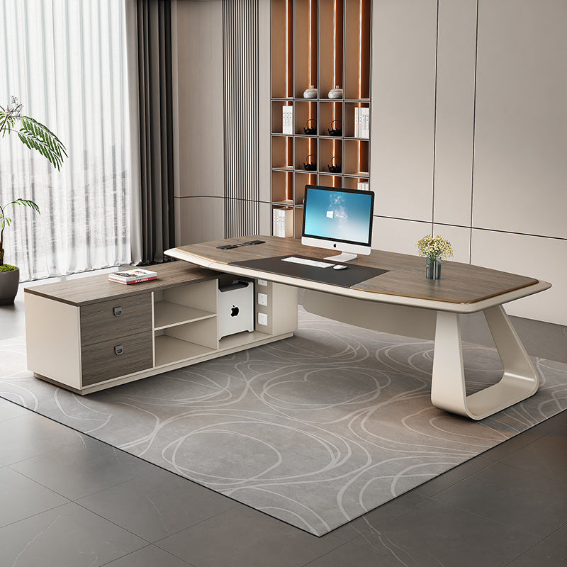 Office Desk Boss Desk Simple Modern Executive Desk Office Desk Office Chair Set Manager Desk President Desk
