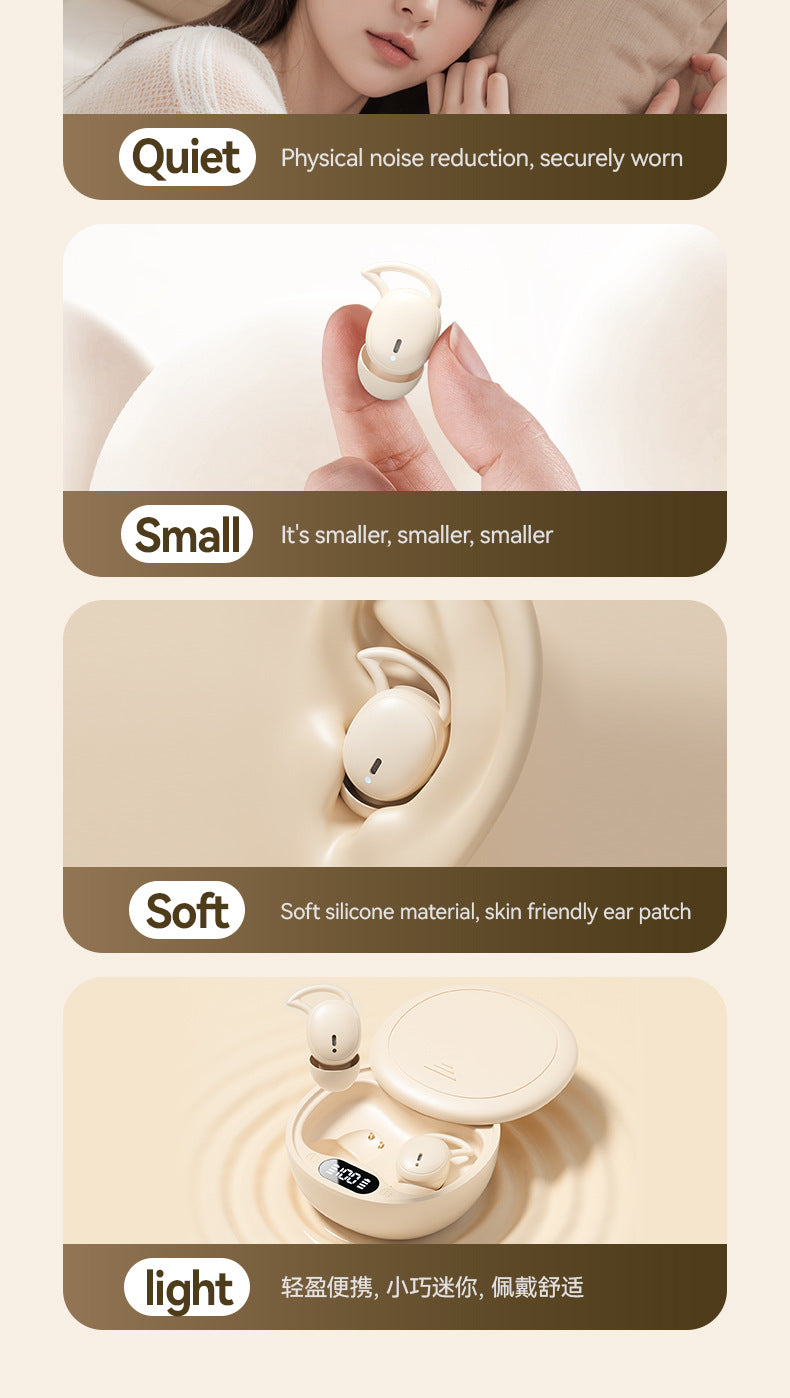 Popular M73Bluetooth headset in-ear mini digital display long battery life noise-canceling wireless Bluetooth headset for sleep