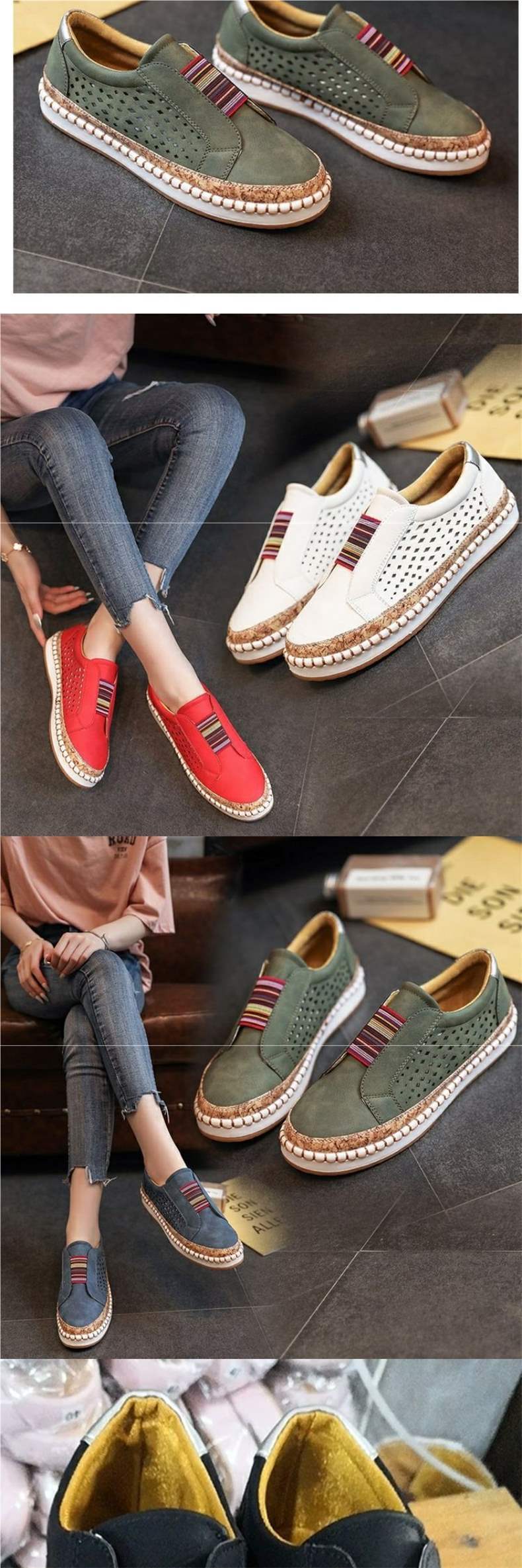 Women's Shoes2025Spring and Summer New Casual Shoes Women's Flat Shoes Women's Single Shoes Large Size Women's Shoes43