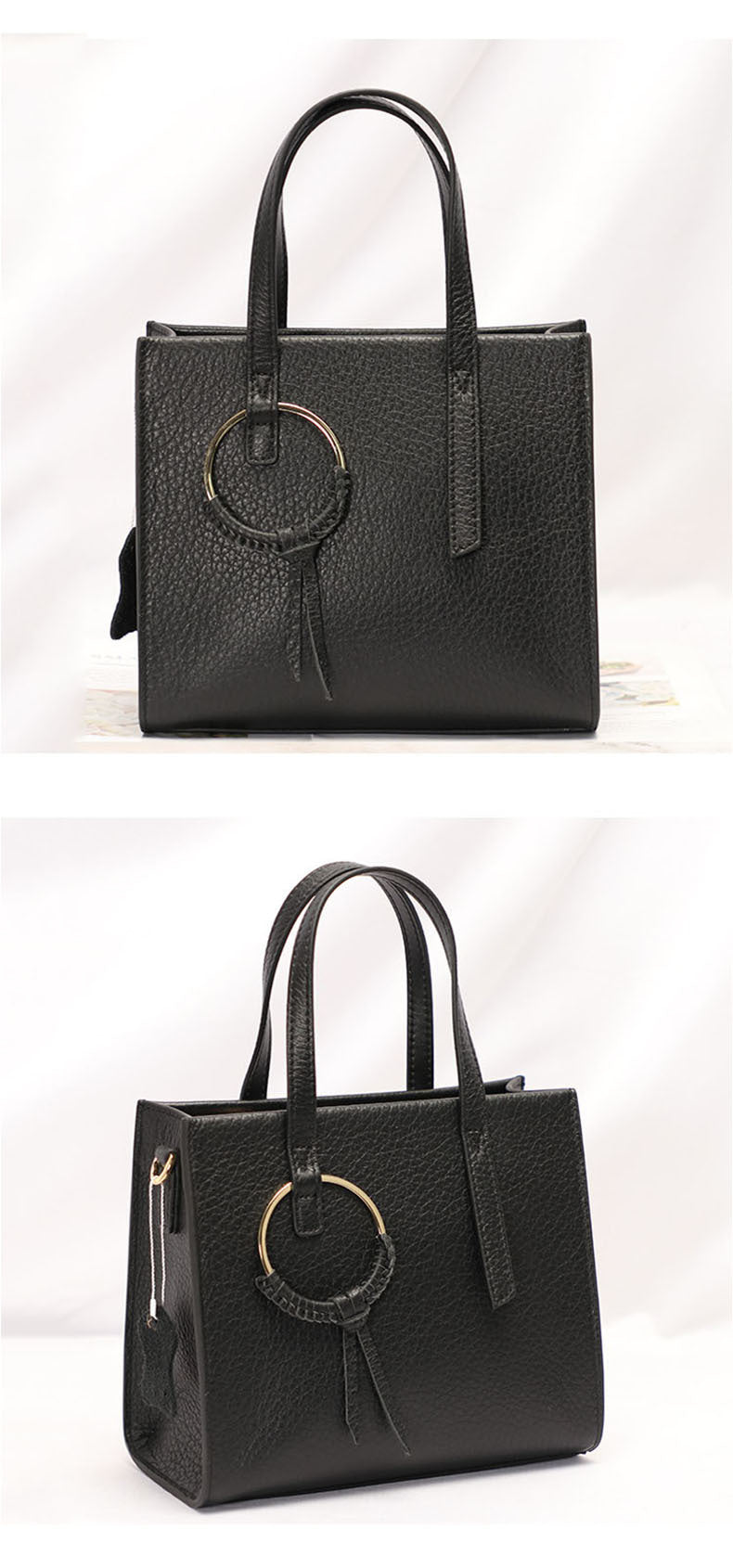 Simple Women's Single Shoulder Handbag Large Capacity Women's Crossbody Bag for Work Commute Cowhide Women's Bag In Stock Wholesale