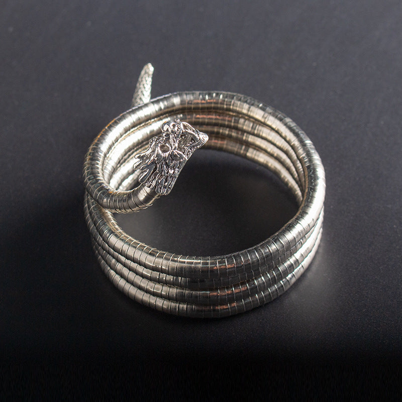 Men's New Necklace Women's Versatile High-end European and American Style Jewelry ins Minimalist Snake Bone Chain Snake Necklace