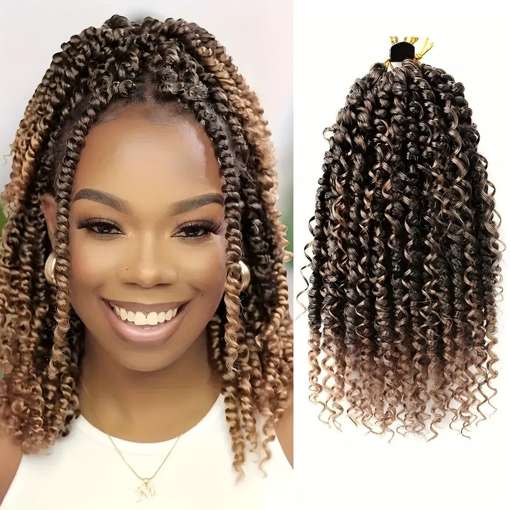 Cross-border Wig Hot Item Boho Passion Twist Crochet Hair High Temperature Silk Crochet Hair Chemical Fiber