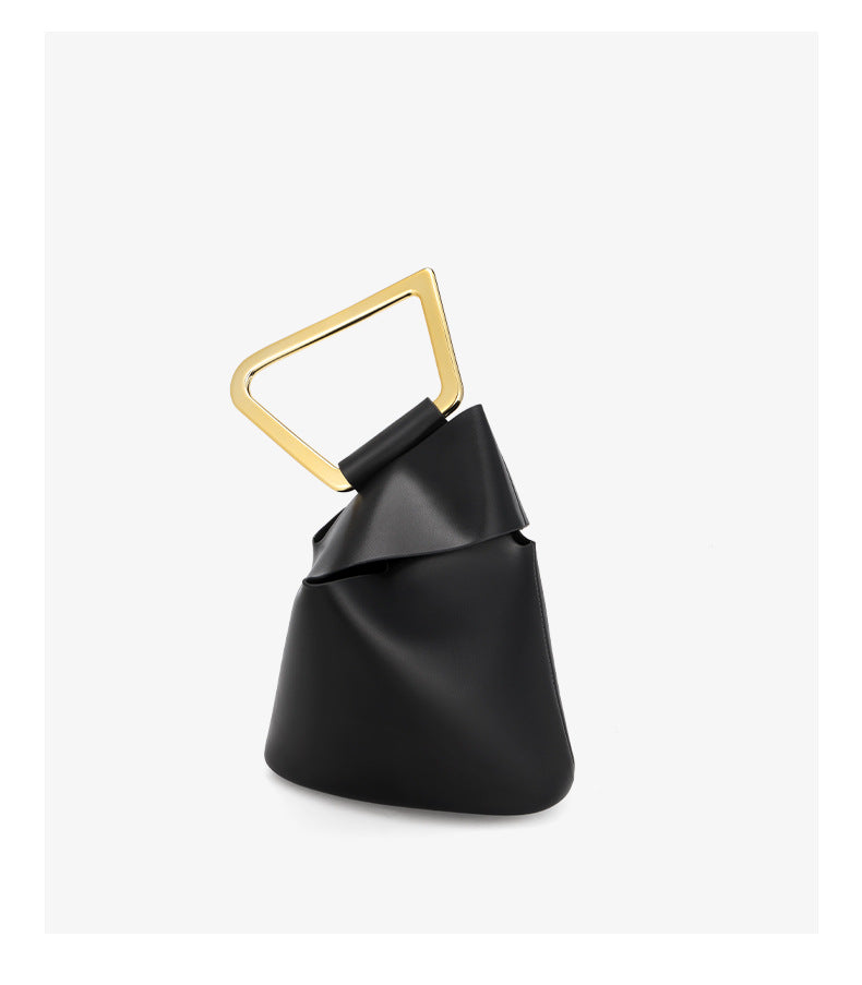 New Irregular Bucket Bag for Women, Large Capacity, Unique Acrylic, Niche Versatile Handbag, Fashionable Women's Bag
