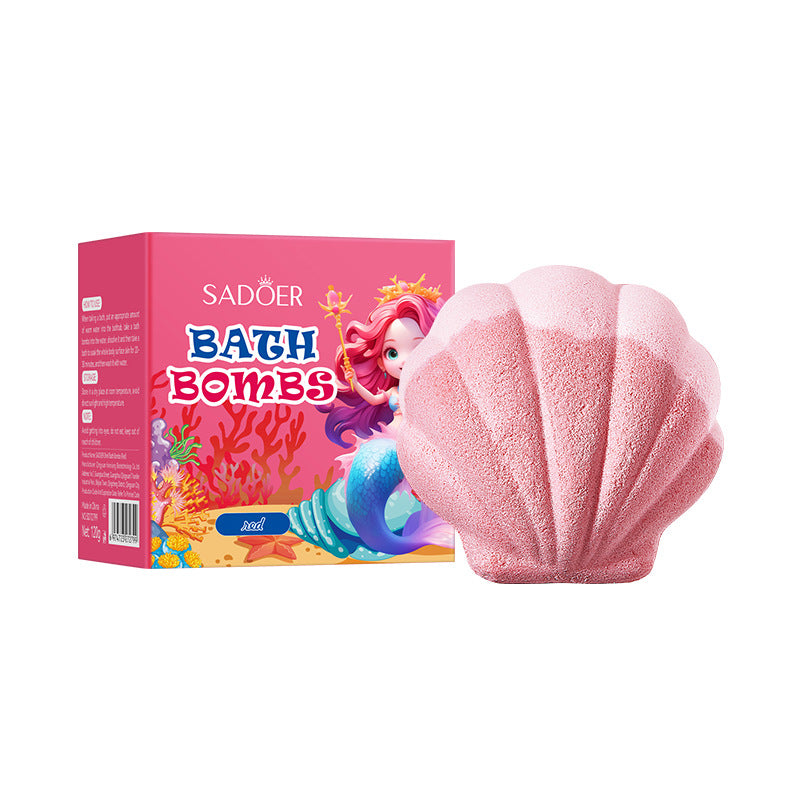 Shell Bath Salt Balls SADOER Deep Cleansing Body Bath Bath Salts Cross-Border Foreign Trade Wholesale