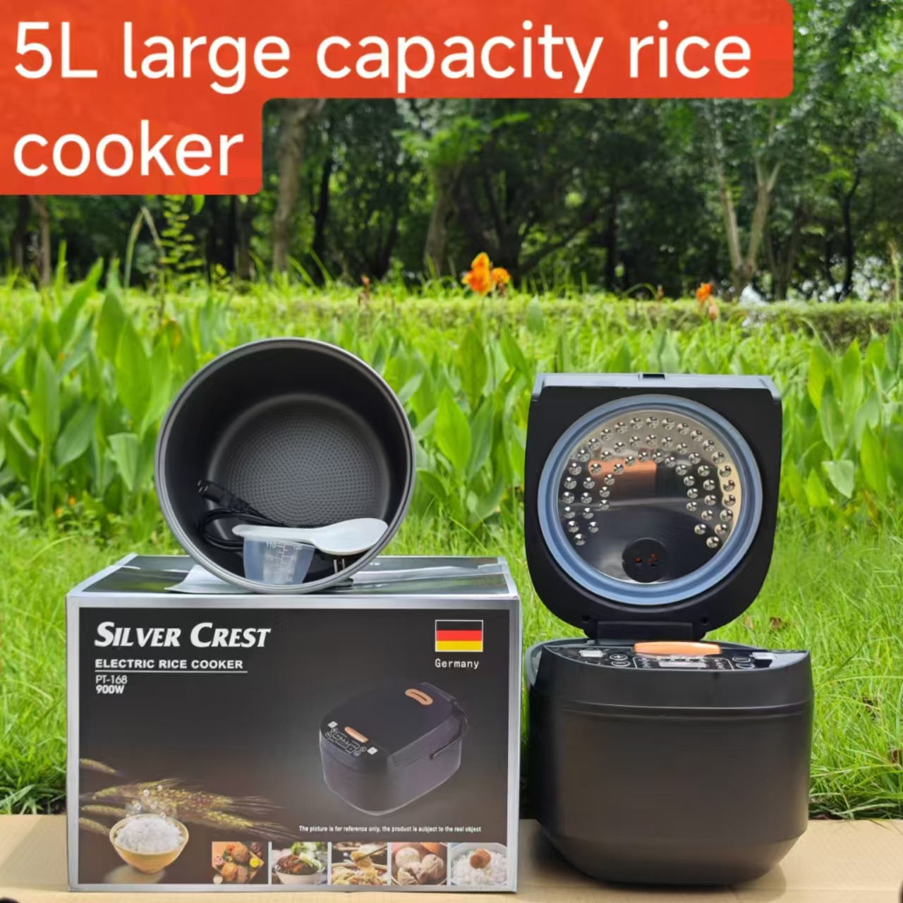 5L Rice cooker Electric Rice Cooker Household Smart Rice Cooker Large Capacity Appointment Timing  UK Plug EU Plug