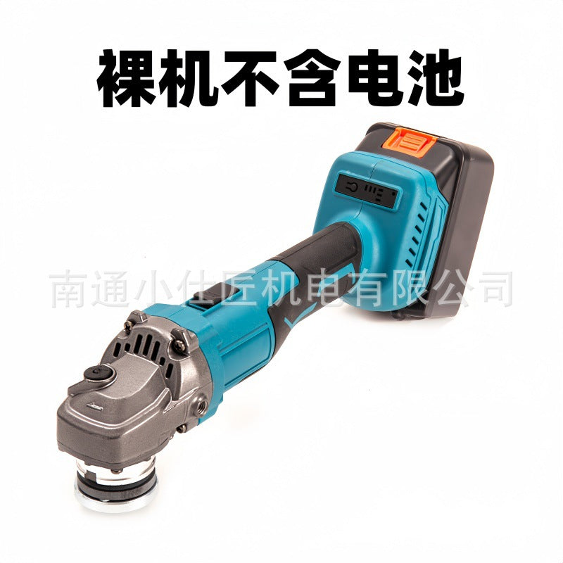 Rechargeable Lithium Battery Tool Brushless Angle Grinder Two Batteries One Charger Cross-Border AliExpress Model Household Grinding Angle Grinder
