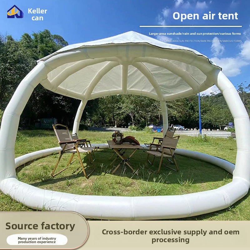 Kaila Outdoor Portable Inflatable Pavilion Round Pavilion Villa Garden Landscape Pavilion Open-air Restaurant Tent