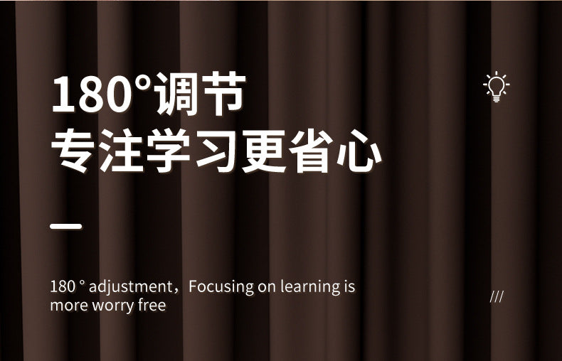 Desk Lamp for Students with Clock Alarm Creative Desktop Reading Lamp Dimmable Color Adjustable Student Dormitory Lamp