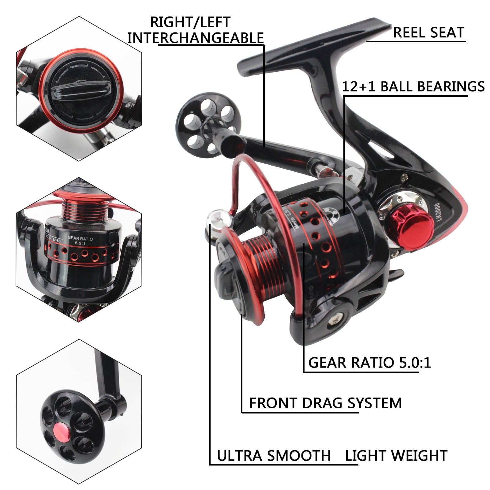 2.1Miluya Rod Set Ultra Short Telescopic Fishing Rod Spinning Reel Combo Amazon FBA Overseas Warehouse Fishing Gear