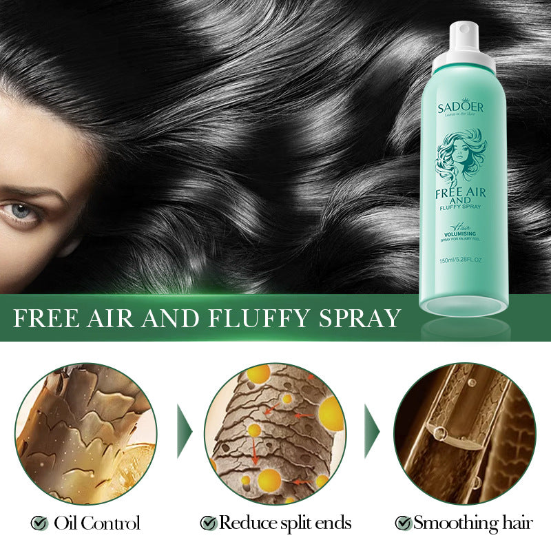 Hair Volumizing Spray SADOER Oil Removal and Smooth Hair Spray for Improving Hair Texture, Cross-Border Wholesale