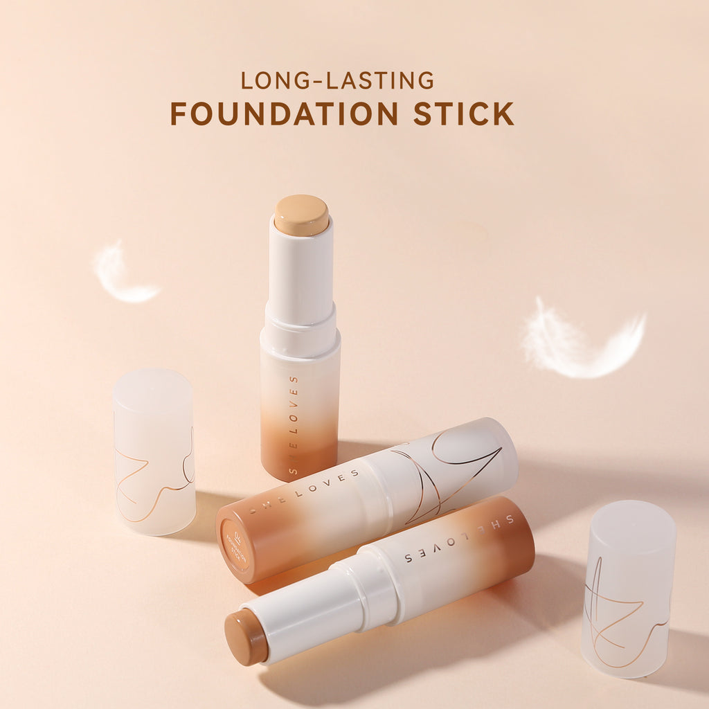 Exclusive Supply sheloves Matte Foundation Stick Concealer Foundation Liquid Non-Cakey Foundation Cream Long-Lasting Foundation Cream
