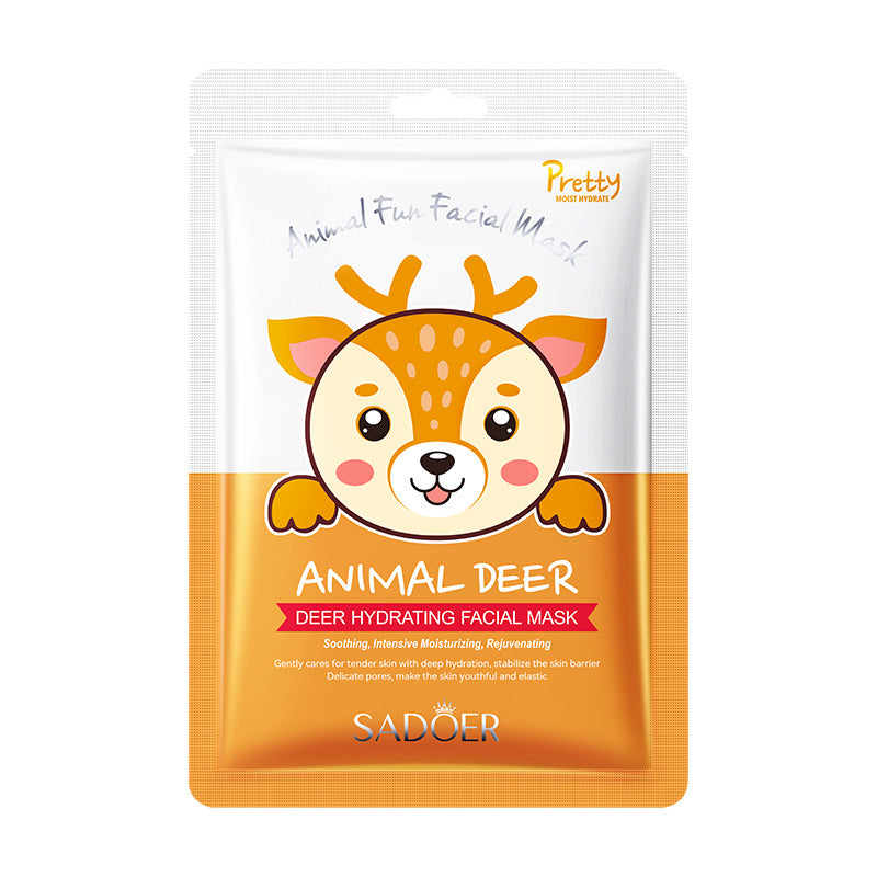 Full English Animal Zebra Pattern Skin Rejuvenation Mask SADOER Moisturizing and Hydrating Face Mask  Wholesale