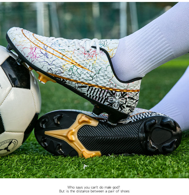 New professional football shoes for men and women AG Spike TF Broken Nail Youth Student Grassland Competition Training Shoes