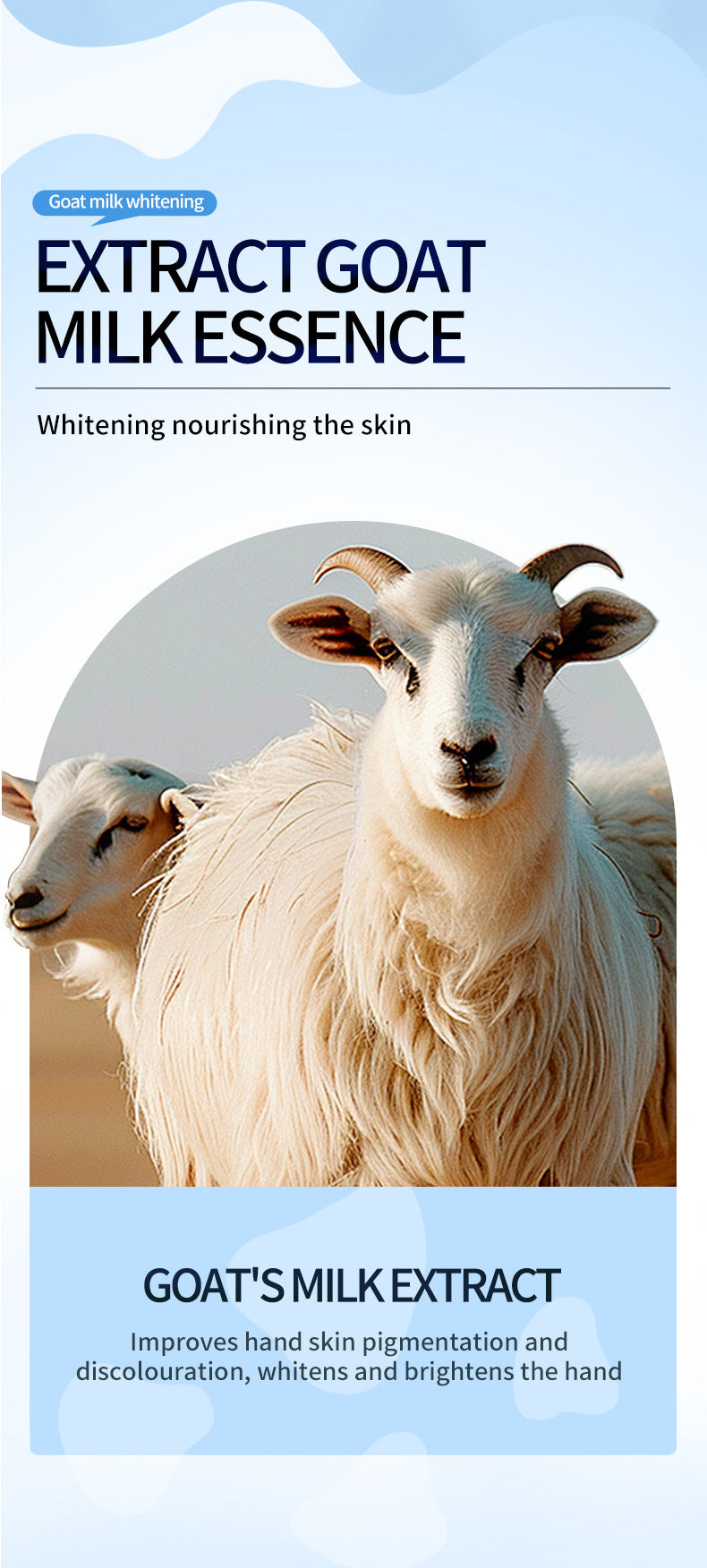 Goat Milk Whitening Hand Cream SADOER Autumn and winter moisturizing hand cream cross-border foreign trade wholesale