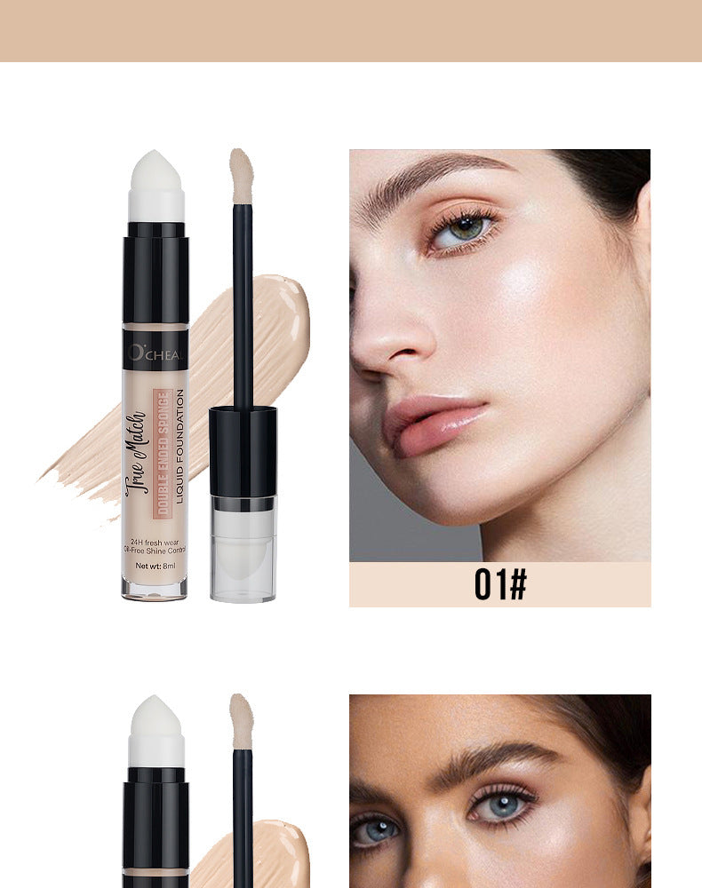 AliExpress Ouqianya Dual-Head Concealer Pen Even Skin Tone Spot Application Cover Spots Acne Marks Wholesale