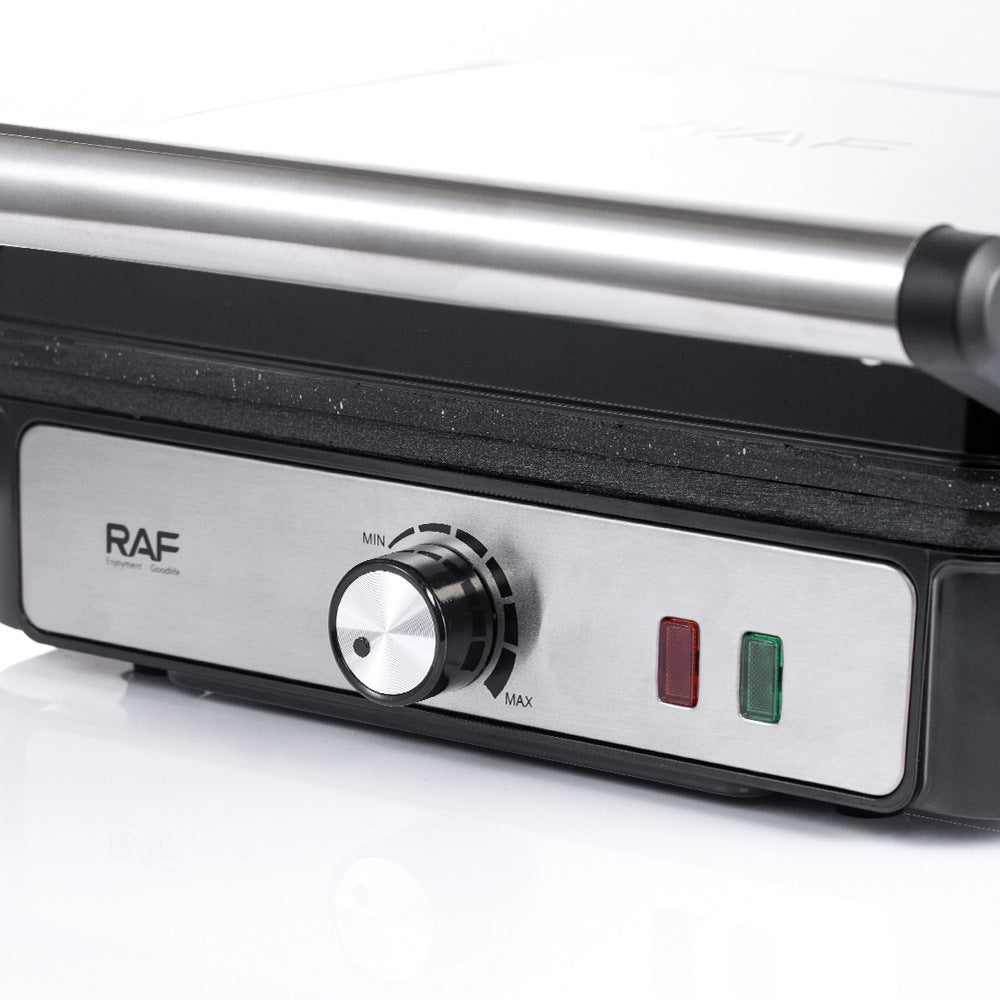 RAF European Style Household Panini Maker Sandwich Maker Breakfast Grill Meat Sausage Maker Burger Steak Maker2301