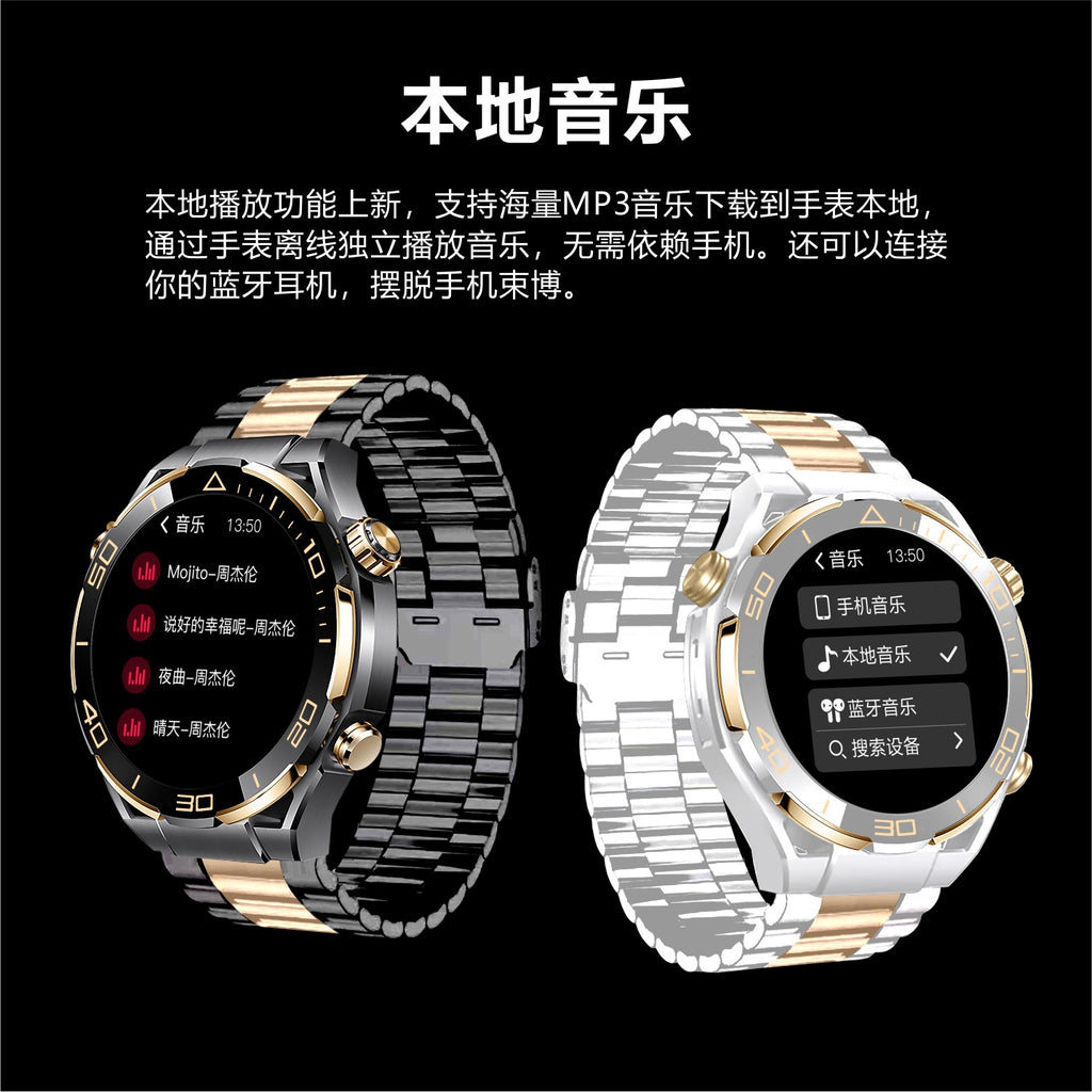 S30 Max Smart Watch1.52inch Bluetooth Call Heart Rate Step Count Sleep Monitoring Local Photo Album+Music