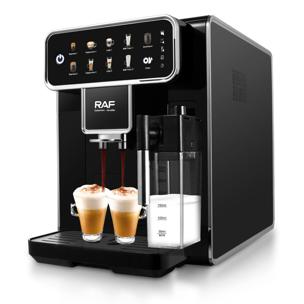 RAF European Standard Pump Pressure Coffee Machine Household Small Semi-Automatic Italian Coffee Machine Steam Milk Frother