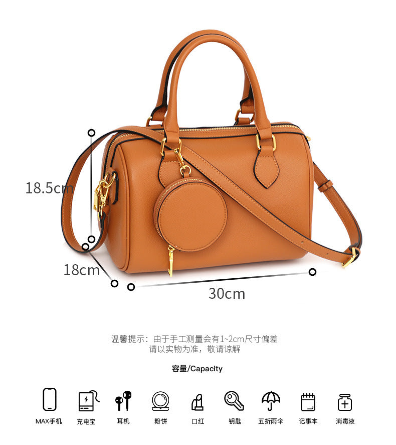 Autumn Winter New Trendy Fashion Pillow Bag Niche Design Personality Crossbody Women's Bag Elegant Simple Handbag