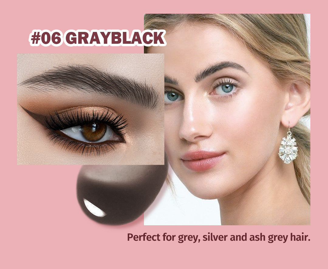 Hot-Selling Eyebrow Dye Cream Waterproof Smudge-Proof Large Brush Eyebrow Cream Long-Lasting Color No Smudging Natural Eyebrows
