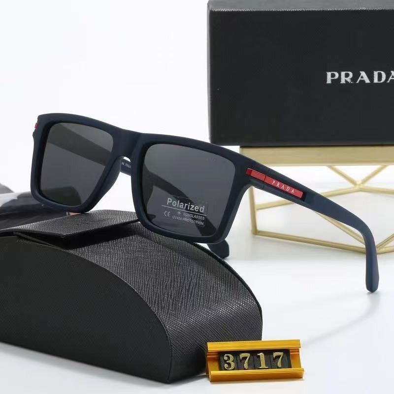 2024New Square Frame Retro Business Men's Polarized Sunglasses Hot Trend Outdoor Driving Sunglasses
