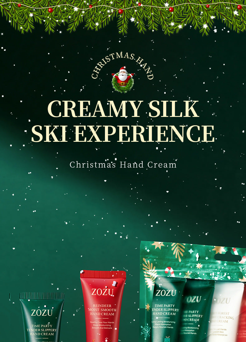 Full English Christmas Hand Cream Set ZOZU Refreshing Moisturizing Hand Cream Gift for  Wholesale