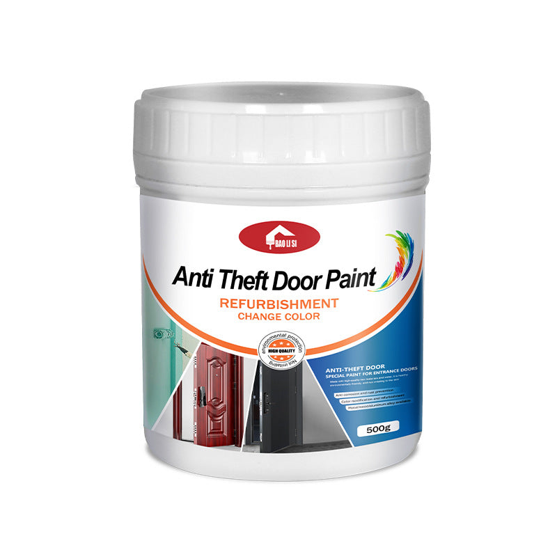 Anti-theft Iron Door Paint Metal Aluminum Alloy Iron Door and Window Renovation Color Change Rust-Proof Water-Based Paint Latex Paint