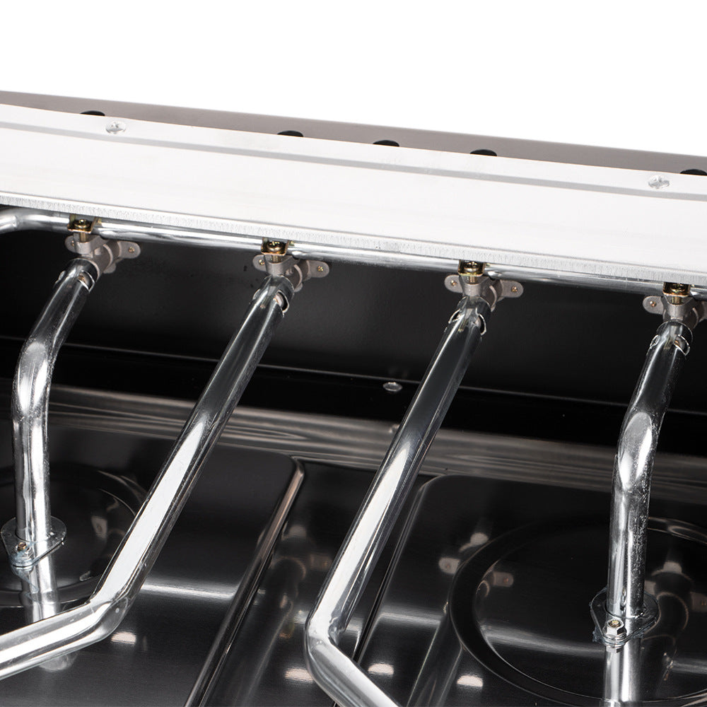 RAF Hot Sale Gas Four-Burner Stove Panel Household Low Energy Liquefied Gas Tabletop Flameout Protection Glass Rotating Flame