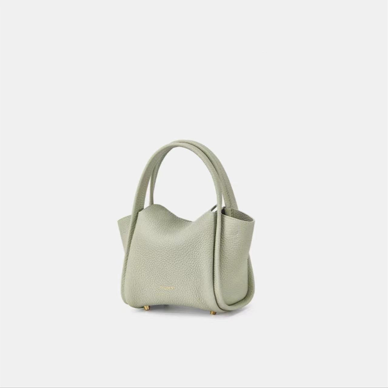 Medium Size Basket Series Women's Bag Top Layer Cowhide Fashion Women's Bag Large Capacity Shoulder Bag Crossbody Handbag Bucket Bag