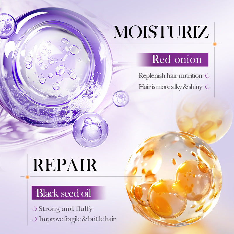 Onion Black Seed Oil Smooth Conditioner SADOER Smooth and Silky Hair Conditioner Cross-Border Wholesale