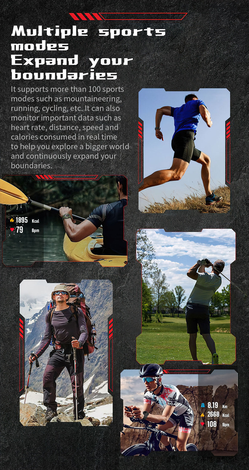 LC21Smart Watch Bluetooth Call True Heart Rate Step Sleep Compass Deep Waterproof Mechanical Style Sports