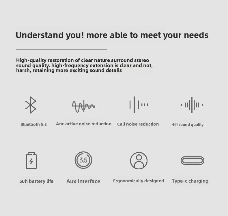 Sleep Noise Reduction Headset Bluetooth Gaming Headset Low Latency Special Long Battery Life