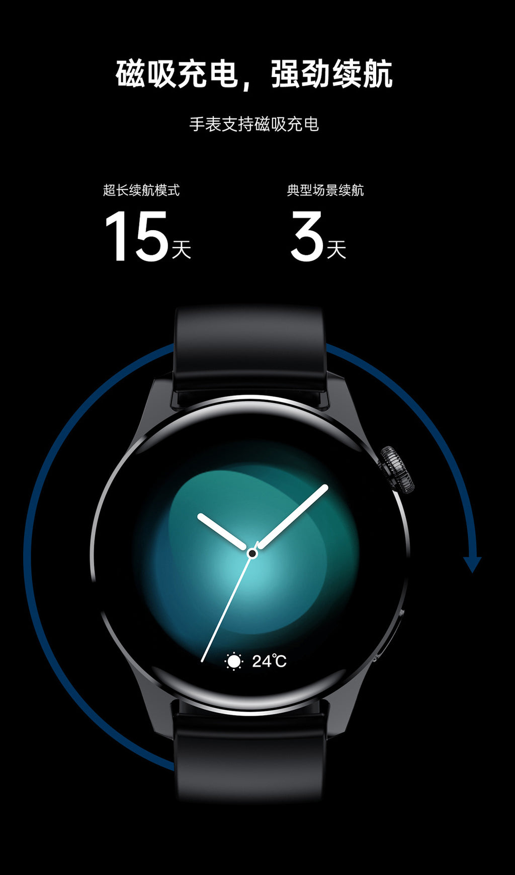 Hot-Selling Smart Watch watch3pro Bluetooth calling NFC Huaqiang North Watch smart watch