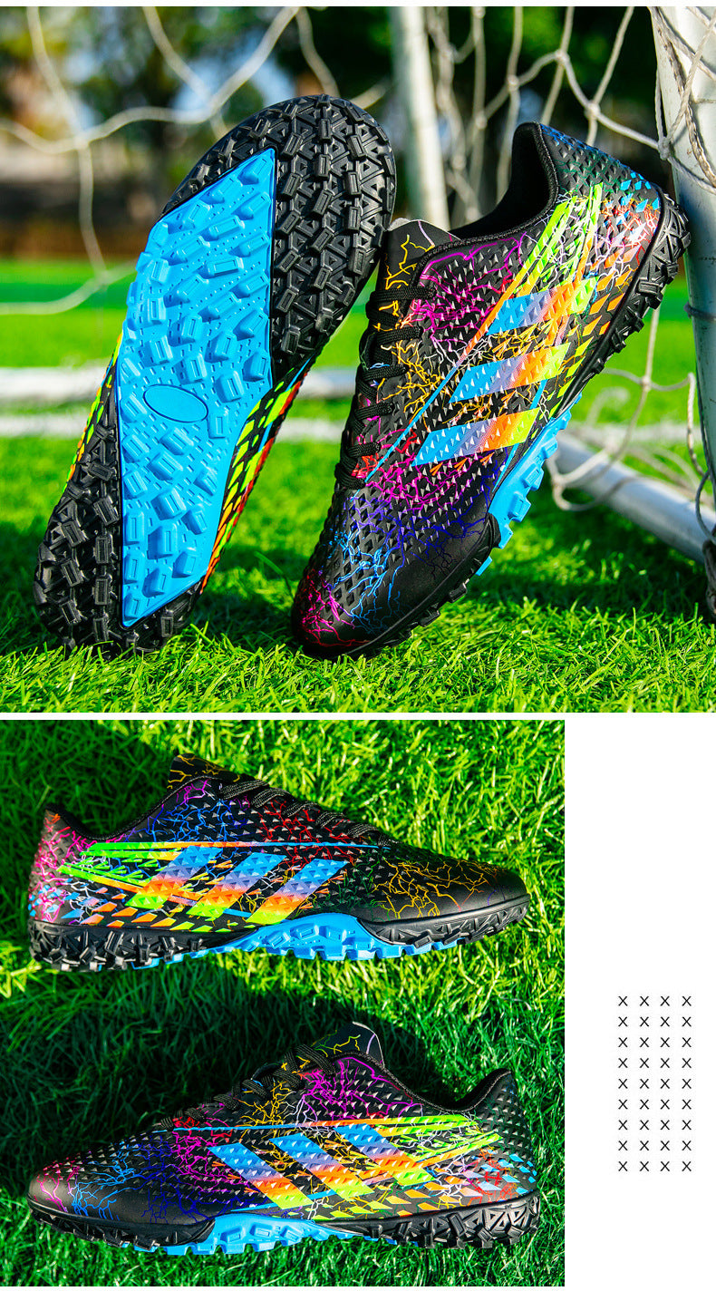 New professional football shoes for men and women AG Spike TF Broken Nail Youth Student Grassland Competition Training Shoes