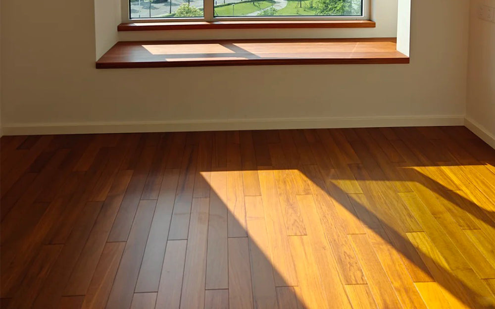 Elegant Three-Layer Teak Wood Flooring Custom UV Finish Waterproof & Anti-slip Smooth Touch Refined Texture for Outdoor Use