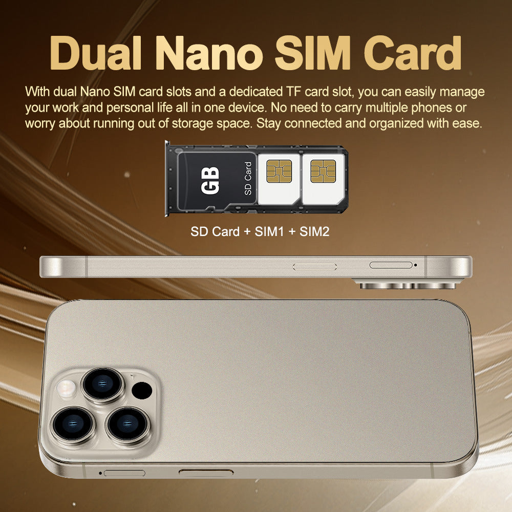 2025i16 ProMax Original Android Smartphone16+1T Shopee E-commerce